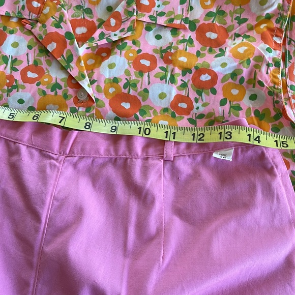 Shirt Mates 3 piece vintage 100% cotton shorts set with belt. Vintage size16. - Picture 5 of 12